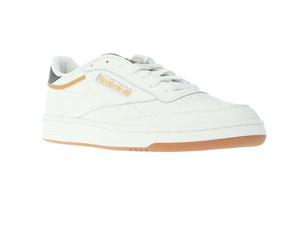 Reebok Club C 85, Scarpe da Ginnastica Uomo, Multicolore Chalk Reebok Rubber Gum 06 Retro Gold F23 R, 40 EU