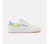 Reebok - Club C 85 Sneaker da Donna, Chalk/Periblue/Athleticgold, Taglia: 37