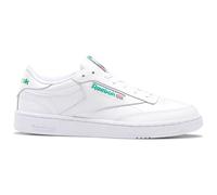 Reebok Club C 85, Sneaker Unisex - Adulto, Bianco Intense White Green, 38.5 EU