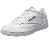 Reebok Club C 85, Sneaker Unisex - Adulto, Bianco Intense White Green, 37.5 EU