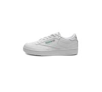 Reebok Club C 85, Sneaker Unisex - Adulto, Bianco Intense White Green, 41 EU