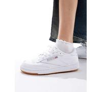 Reebok Club C 85, Sneaker Donna, Bianco White Light Grey Gum 45, 38 EU