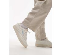 Reebok Club C 85 Vintage, Sneaker Unisex - Adulto, Chalk Alabas Essblu, 34.5 EU