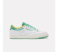 Reebok - Club C 85 Sneakers, White/Upgradegreen/Chalk, Taglia: 42