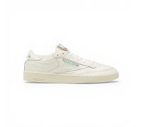 Reebok Club C 85 Vintage Chalk Paperwhite Green Unisex Trainers DV6434 Nuovo