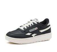 Reebok Club C Double Revenge Platform Tennis Shoes for Women, Fashion Womens Sneakers, Scarpe da Ginnastica Donna, Gesso Nero Nero, 35.5 EU