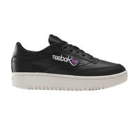 Reebok Club C Double, Sneaker Donna, 37.5 EU, Cblack Chalk Laspin