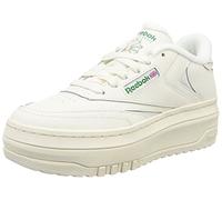 Reebok Club C Extra, Sneaker Donna, Gesso Gesso Glen Verde, 38 EU