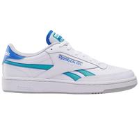 Reebok Club C Revenge, Sneaker Unisex - Adulto, White/KINETICBLUE/UNLSHEDGREEN, 41 EU
