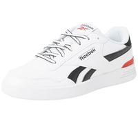 Reebok Court Advance Clip, Sneaker Unisex-Adulto, Ftwwht/Black/VECRED, 42 EU