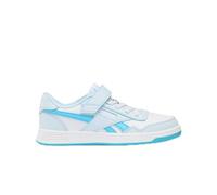 Reebok Court Advance Elastic Lace & Top Strap Sneaker, White/GLASSBLUE/DIGITALBLUE, 29 EU, White Glassblue Digitalblue, 29 EU