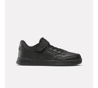 Reebok - Court Advance Elastic & Top Strap Kid's Trainers, Black/Black/Black, Taglia: 31.5
