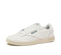 Reebok Court Advance Sneakers da Uomo - Scarpe da Tennis Casual da Uomo, Gesso/Verde Scuro/Rosso Flash, 48.5 EU