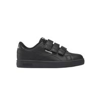 Reebok Court Clean Hook & Loop Straps Sneaker, Black/Black/Grey 1, 30 EU, Black Black Grey1, 30 EU