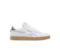 Reebok Court Retro Scarpe da ginnastica in pelle bianca, Gomma bianca Y2kblue, 42.5 EU