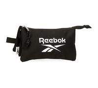 Custodia Tripla Reebok Boston Nera 22x12x5 cm Poliestere