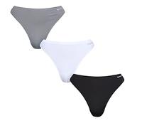 Reebok Donna, Cinghia, Nero/Bianco/Grigio, Confezione da 3, XS