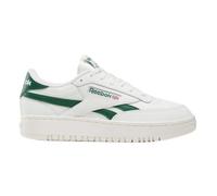 Reebok Donna Club C Double Revenge Sneaker, Chalk/Chalk/Darkgreen, 38 EU, Chalk Chalk Verde Scuro, 38 EU