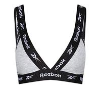 Reebok Donna, Reggiseno, Grigio, Piccolo