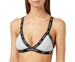 Reebok Dotty Reggiseno Sportivo Donna Cotone Senza Ferretto, Bralette Donna | Bralette donna in cotone con coppe rimovibili e spalline larghe. Reggiseno comodo senza ferretto per palestra o tempo libero.