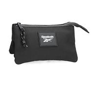 Reebok Elsie Beauty Case Tre Scomparti Nero 17,5x9,5x2 cm Poliestere