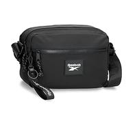 Reebok Elsie Borsa a Spalla Due Scomparti Nero 25x16x6,5 cm Poliestere