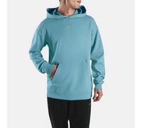 Reebok - Felpa con cappuccio da uomo Athlete Doubleknit, Uomo, Warped Blue/Sport Citrus, Taglia: S