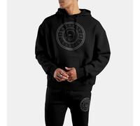Reebok - Felpa con cappuccio da uomo Crest, Uomo, Black, Taglia: 2XL