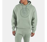 Reebok - Felpa con cappuccio da uomo Crest, Uomo, Light Fog, Taglia: 2XL