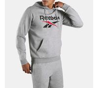 Reebok - Felpa con cappuccio Trent 2 Col Logo, Light Grey Marl, Taglia: M