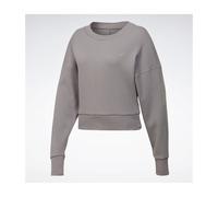 Reebok Felpa Da Studio Donna, Grigia, XX-Piccola