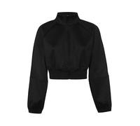 Reebok - Felpa full-zip in tessuto tecnico - - Sport - Donna - Nero - M
