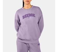 Reebok - Felpa girocollo da donna Prep Chenille, Dream Purple, Taglia: XL