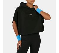 Reebok - Felpa senza maniche con grafica Lux, Black, Taglia: M
