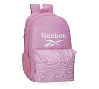 Reebok Festival Zaino doppio scomparto rosa 31 x 44 x 15 cm Poliestere 20,46 L by Joumma Bags, Rosa, Zaino doppio scomparto