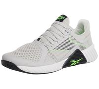 Reebok Flip Charge, Sneaker Uomo, Pure Grey 2 / Solar Lime, 45.5 EU