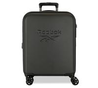 Reebok Franklin, valigia da cabina, set valigie, realizzato in ABS, materiale resistente e leggero, chiusura TSA, quattro ruote doppie a rotazione multidirezionale, di Joumma Bags, Nero, Valigia