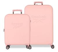 Reebok Franklin, valigia da cabina, set valigie, realizzato in ABS, materiale resistente e leggero, chiusura TSA, quattro ruote doppie a rotazione multidirezionale, di Joumma Bags, CARNE, Set valigie