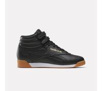 Reebok - Freestyle Hi Sneakers da donna, Black / Gold / Gum, Taglia: 42