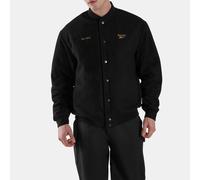 Reebok - Giacca varsity Elevated Athletic Varsity Jacket da uomo, BLACK, Taglia: S