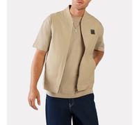 Reebok - Gilet da uomo in tela Forge Standard, ELEVATED BEIGE, Taglia: XS