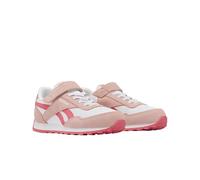Reebok Glide Low Elastic & Top Strap, Scarpe da Ginnastica, FTWRWHITE/SUBTLEPINK/PASSIONPINK, 31.5 EU
