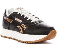Reebok Glide Ripple Retro Scarpe Donna Leopard Trainer Con Lacci UK 6-11