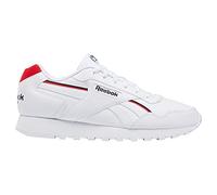 Reebok Glide Vegan, Scarpe da Ginnastica Unisex-Adulto, Ftwr White/Core Black/Vector Red, 34 EU