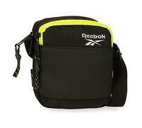 Reebok Hamilton Borsa a Spalla Due Scomparti Nero 12x16x3,5 cm Poliestere