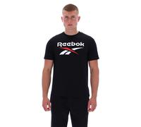 Reebok - ID 2-Color Logo Men's T-Shirt, Black, Taglia: M