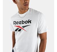 Reebok - ID 2-Color Logo T-Shirt, Uomo, White, Taglia: XL