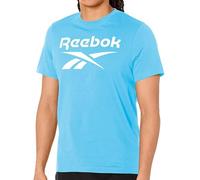 Reebok Identity Big Logo Tee T-Shirt, Recovery Blue, M Donna