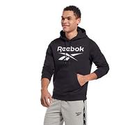 Reebok Identity Fleece, Felpa Uomo, Black/White, M