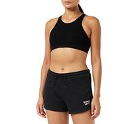 Reebok Identity French Terry Pantaloncini Corti, Black, L Donna